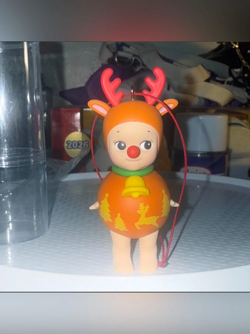 Authentic Sonny Angel Christmas Ornament Series 2022 Reindeer Figure Send me off